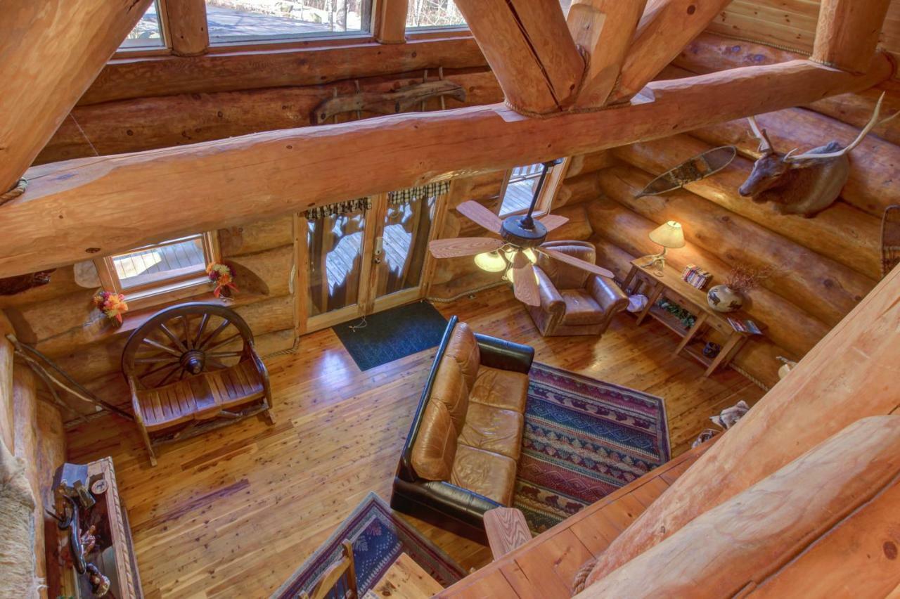 Chief Big Log Villa Hatchertown Bagian luar foto