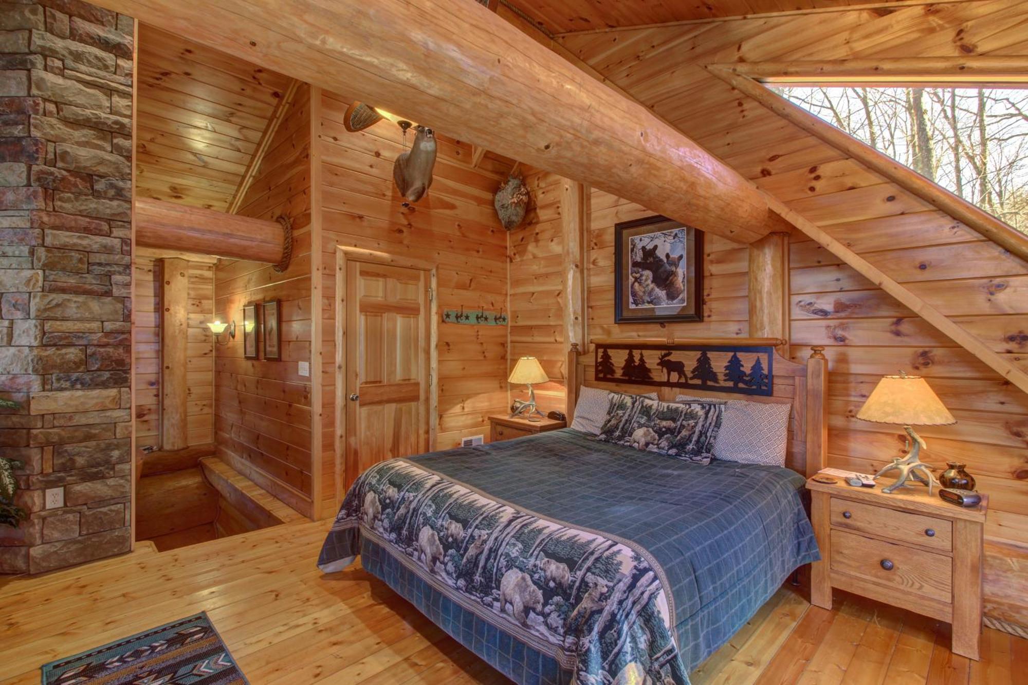 Chief Big Log Villa Hatchertown Bagian luar foto