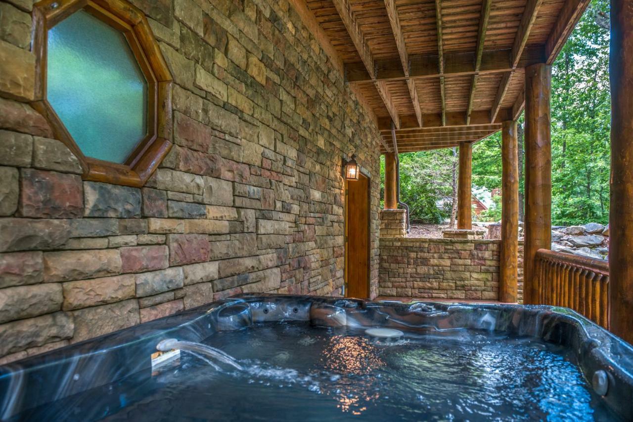 Chief Big Log Villa Hatchertown Bagian luar foto