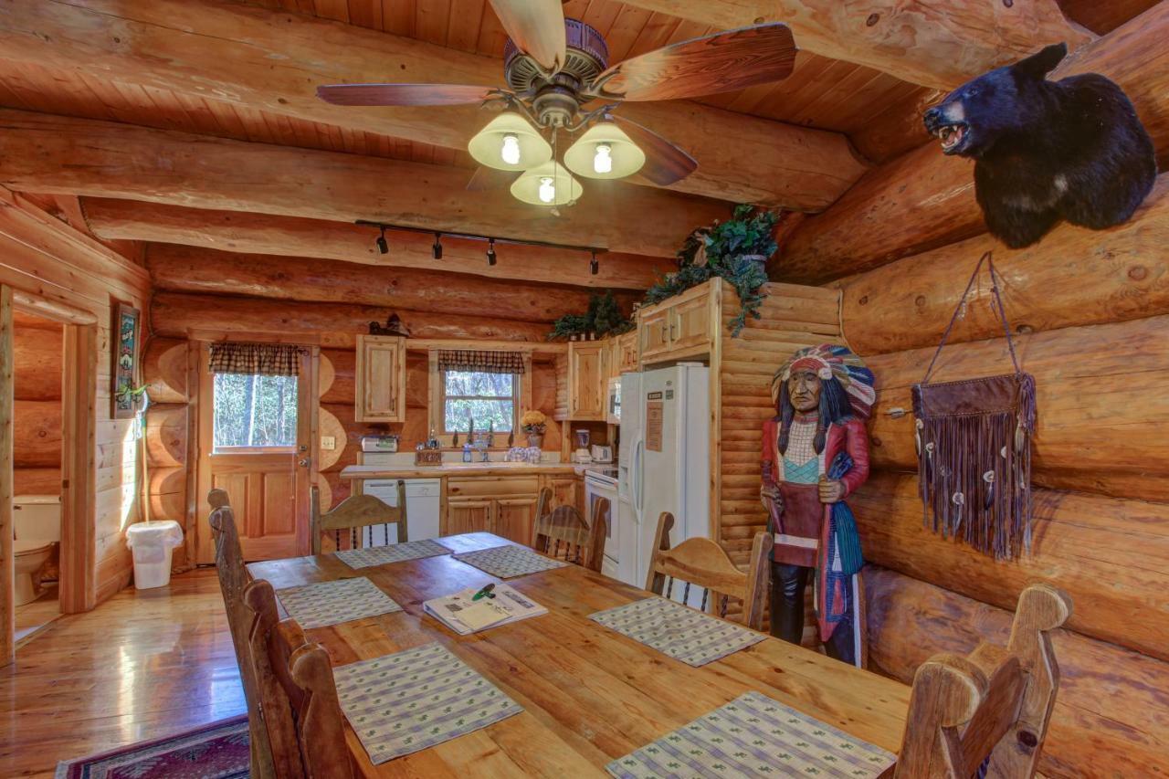 Chief Big Log Villa Hatchertown Bagian luar foto
